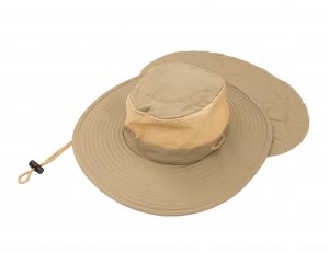 Sombrero Legionario con Capa. Gabardina 50/50, Bonete de red